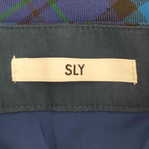 スライ SLY ロング ラップ チェックスカート レディース 1