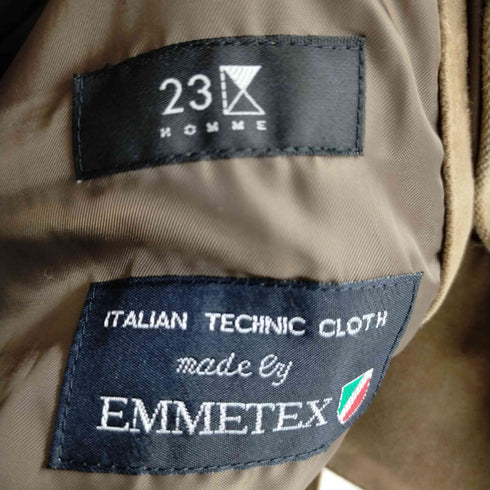 ニジュウサンクオム 23区HOMME EMMETEX コットンスタンドカラージャケット メンズ 46
