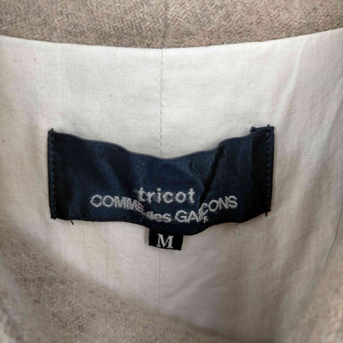 トリココムデギャルソン tricot COMME des GARCONS 18AW バックタック ウールロングコート レディース JPN:M