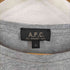 アーペーセー A.P.C. ROCK SUCKS 霜降り クルーネックTシャツ レディース import:S