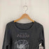 ザラ ZARA プリント 7分袖ラグランTEE レディース import:S