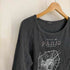 ザラ ZARA プリント 7分袖ラグランTEE レディース import:S
