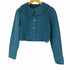 ザラ ZARA CROP DENIM JACKET ビッグカラー レディース import:XS