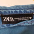 ザラ ZARA CROP DENIM JACKET ビッグカラー レディース import:XS