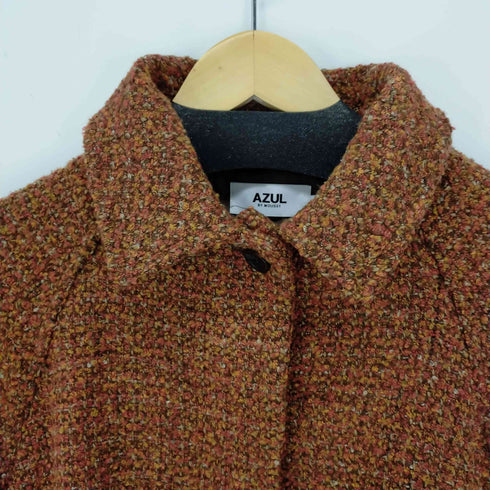 アズールバイマウジー AZUL by moussy A LINE TWEED COAT エーラインツイードコート レディース JPN:M