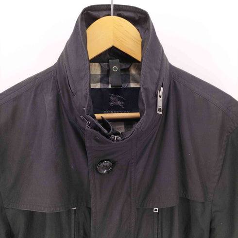 バーバリーロンドン BURBERRY LONDON パッカブルフード 裏地 ノバチェック ジップアップ ポリエステル コート メンズ import:M