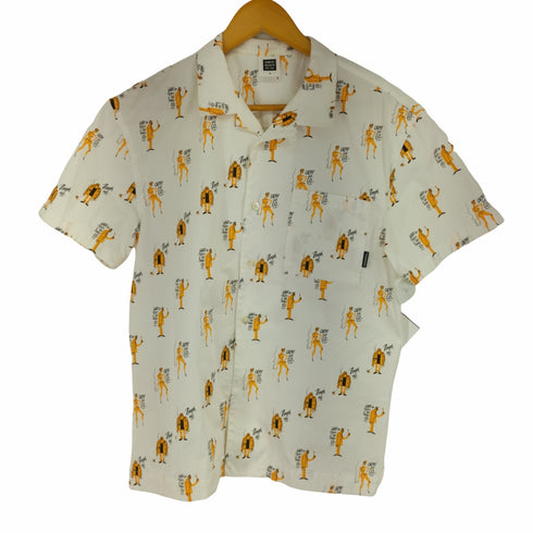 サンパースブルックリンニューヨーク THUMPERS BROOKLYN NYC オープンカラー総柄 S/S シャツ メンズ import:M