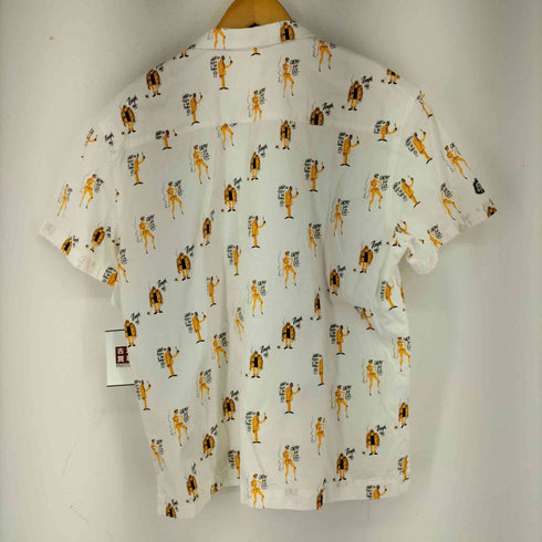 サンパースブルックリンニューヨーク THUMPERS BROOKLYN NYC オープンカラー総柄 S/S シャツ メンズ import:M