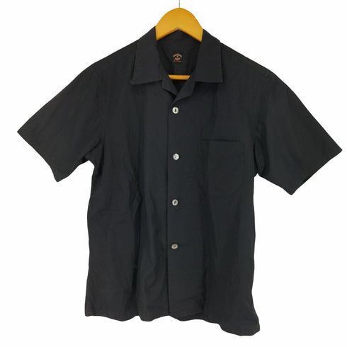 タウンクラフト TOWN CRAFT コットン S/S オープンカラーシャツ メンズ import:M