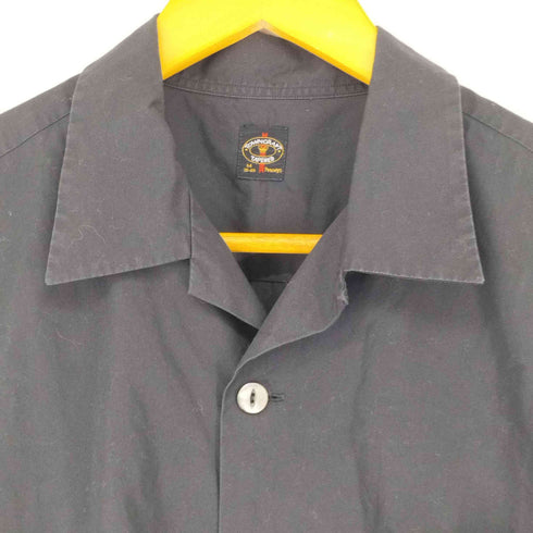 タウンクラフト TOWN CRAFT コットン S/S オープンカラーシャツ メンズ import:M