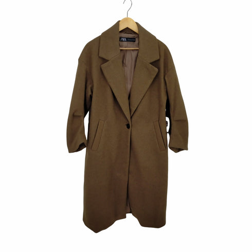 ザラ ZARA オーバーサイズロングチェスターコート レディース JPN:XS