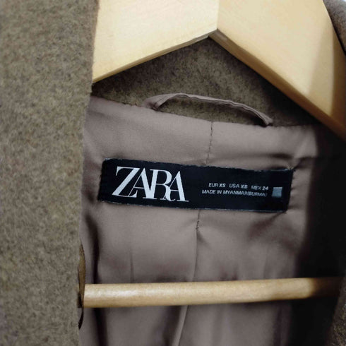 ザラ ZARA オーバーサイズロングチェスターコート レディース JPN:XS