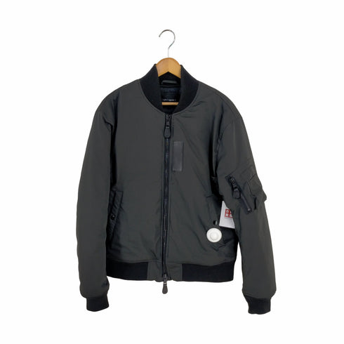 ウノピュウノウグァーレトレ 1 piu 1 uguale 3 BLACK MILITARY BY YOSHIMASA HOSHIBA MA-1 FLIGHT JACKET メンズ V
