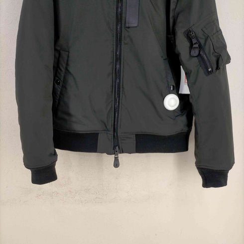 ウノピュウノウグァーレトレ 1 piu 1 uguale 3 BLACK MILITARY BY YOSHIMASA HOSHIBA MA-1 FLIGHT JACKET メンズ V