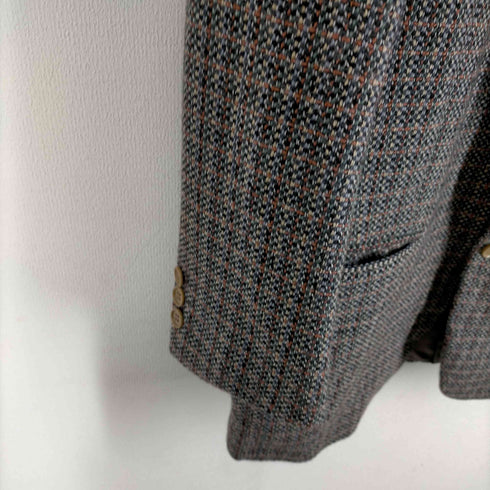 ミッソーニ MISSONI イタリア製 2B ツイード テーラードジャケット メンズ 02