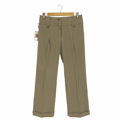 マックスマーラウィークエンド MAX MARA WEEKEND イタリア製 ストライプ ハイウエストパンツ レディース JPN:42
