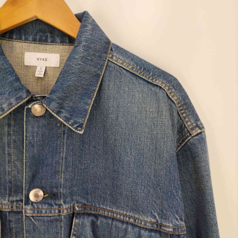 ハイク HYKE DENIM JACKET TYPE3 BIG FIT デニムジャケット レディース JPN:2