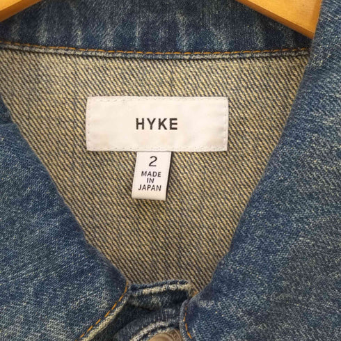 ハイク HYKE DENIM JACKET TYPE3 BIG FIT デニムジャケット レディース JPN:2