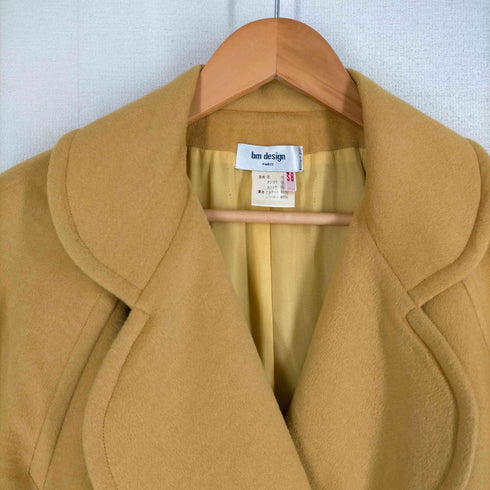 フルギ bm design フランス製 アンゴラカシミヤ混 ウールコート レディース 38