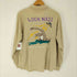 レジェンダ LEGENDA LOCH NESS ネス湖 ネッシー 刺繍カラーロングシャツ メンズ S