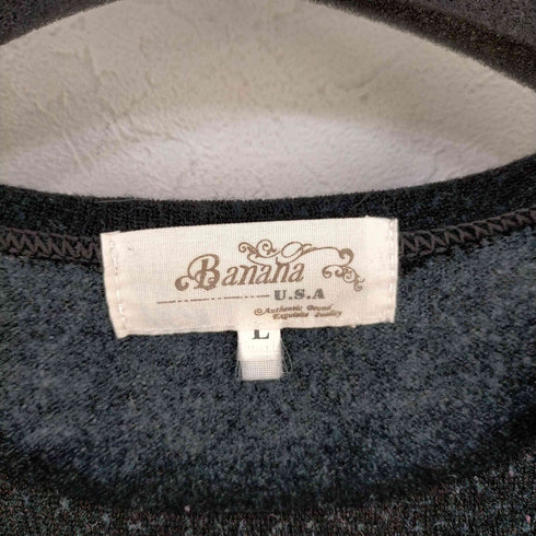 バナナリパブリック BANANA REPUBLIC バタフライ柄 ノースリーブニット レディース import:L