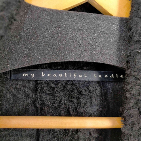 マイビューティフルランドレット my beautiful landlet 17AW ボアオーバーサイズドカーディガン メンズ JPN:1