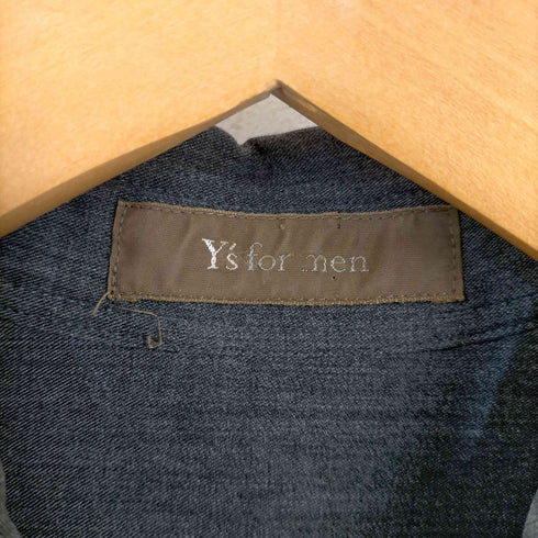 ワイズフォーメン Ys for men レーヨン 比翼シャツ メンズ