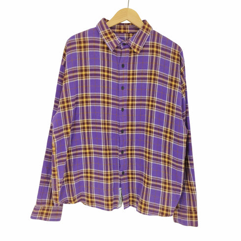 レジェンダ LEGENDA バックデザイン ローズ L/S チェック シャツ メンズ FREE