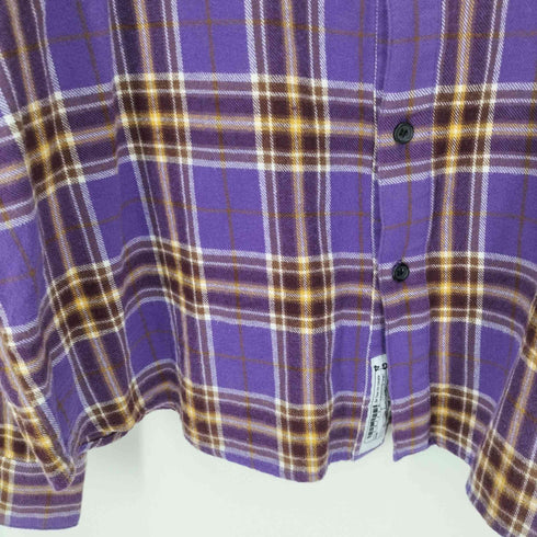 レジェンダ LEGENDA バックデザイン ローズ L/S チェック シャツ メンズ FREE