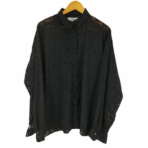ジュエティ jouetie フラワーシースルー L/S ブラウス レディース JPN:M