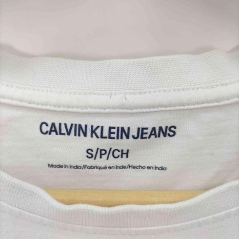 カルバンクライン CALVIN KLEIN ロゴ プリント 刺繍 ポケット クルー Tシャツ メンズ S/P/CH
