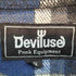 デビルユース Deviluse チェックシャツ ネルシャツ メンズ JPN:S