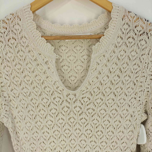 マウジー moussy LACE KNITTING ドレス レディース FREE