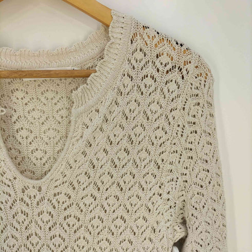 マウジー moussy LACE KNITTING ドレス レディース FREE