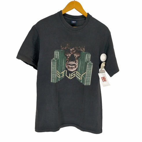 ステューシー Stussy 90s 紺タグ MADE IN USA ムービープリント Tシャツ メンズ JPN:M