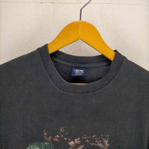 ステューシー Stussy 90s 紺タグ MADE IN USA ムービープリント Tシャツ メンズ JPN:M