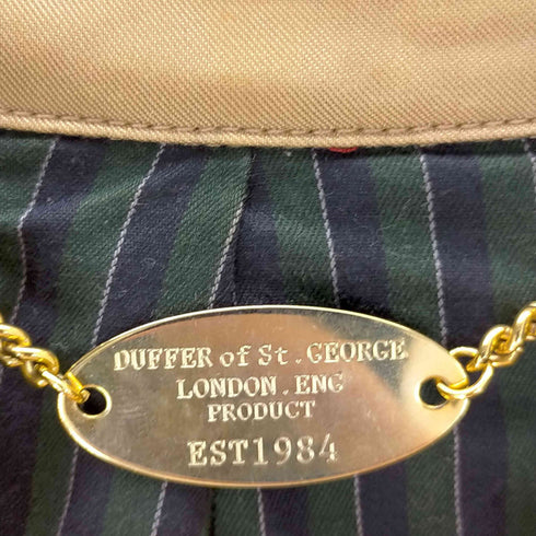 ザダファーオブセントジョージ The DUFFER of ST.GEORGE 裏地ストライプ トレンチコート メンズ 2