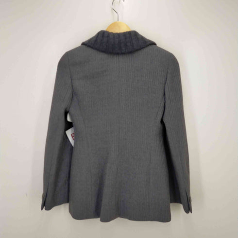 アルマーニコレツィオーニ ARMANI COLLEZIONI デザインニットジャケット レディース 38
