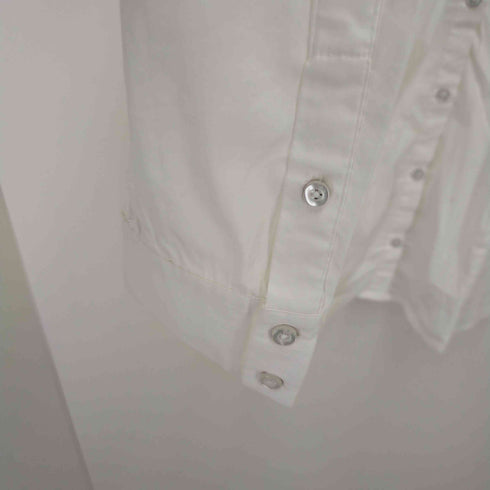 アルマーニエクスチェンジ ARMANI EXCHANGE バンドカラーシャツ レディース M