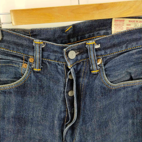 エヴィス EVISU Lot 2001 No.2 ビッグカモメ ボタンフライ インディゴデニム メンズ 30x35