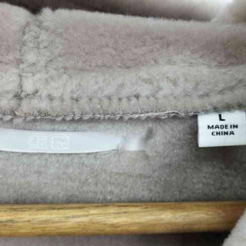 ユニクロ UNIQLO ムートンタッチフーデッドコート レディース JPN:L
