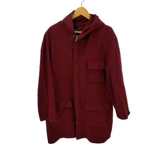 BOND FIFTH AVENUE 60S TALONジップ フーディーフラップポケット ラグランコート メンズ
