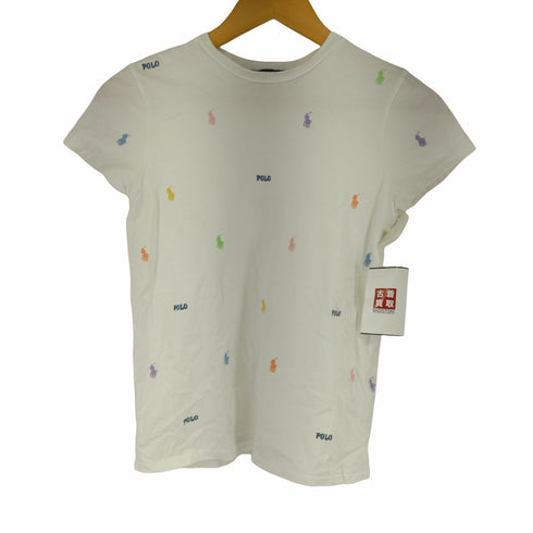 ポロラルフローレン POLO RALPH LAUREN ロゴ刺繍クルーネックTシャツ レディース JPN:XS