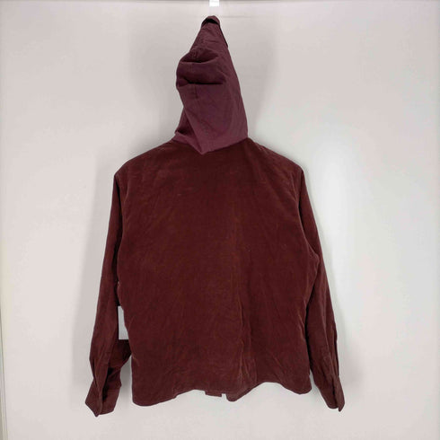 エディーバウアー Eddie Bauer フード付き コーデュロイシャツ メンズ PL