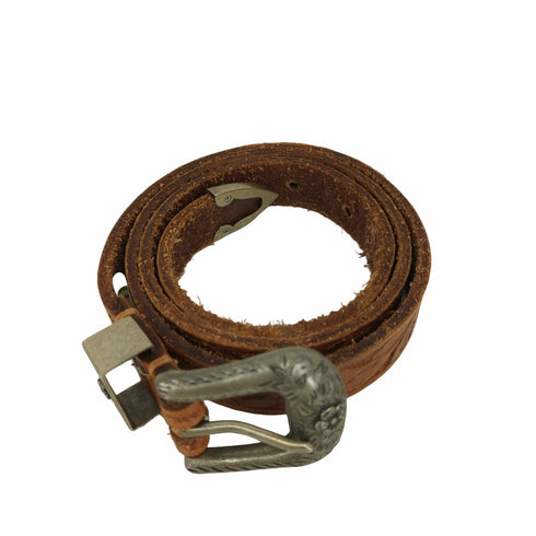 ポロラルフローレン POLO RALPH LAUREN MESH LEATHER BELT レディース