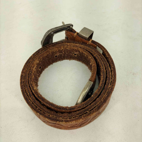 ポロラルフローレン POLO RALPH LAUREN MESH LEATHER BELT レディース