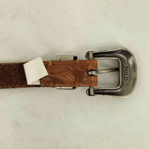 ポロラルフローレン POLO RALPH LAUREN MESH LEATHER BELT レディース