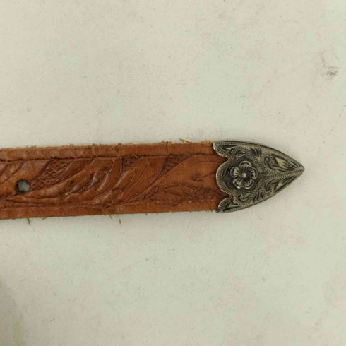 ポロラルフローレン POLO RALPH LAUREN MESH LEATHER BELT レディース