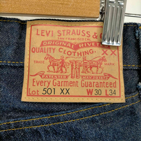 リーバイスヴィンテージクロージング Levis Vintage Clothing 復刻 1955年モデル 501XX ボタンフライ インディゴデニム メンズ W30 L34