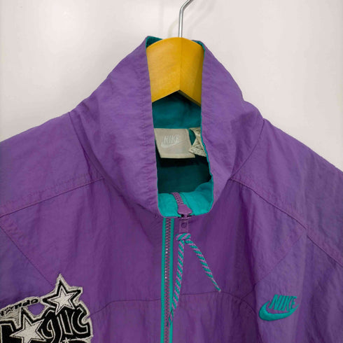 ナイキ NIKE 90S 白タグ スウォッシュロゴ ナイロン トラックジャケット レディース JPN:M